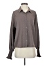 Laundry by Shelli Segal 100% Polyester Gray Long Sleeve Blouse Size S - photo 1
