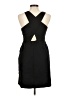Maeve 100% Polyester Solid Black Casual Dress Size 6 - photo 2
