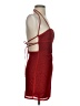 Unbranded 100% Polyester Red Cocktail Dress Size XS - photo 4
