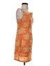 Shein 100% Polyester Orange Cocktail Dress Size 4 - photo 4