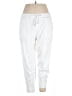T by Talbots Solid White Track Pants Size XL - photo 1