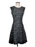 Sam Edelman Tweed Silver Cocktail Dress Size S - photo 1