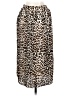 Express 100% Polyester Animal Print Brown Casual Skirt Size 0 - photo 2