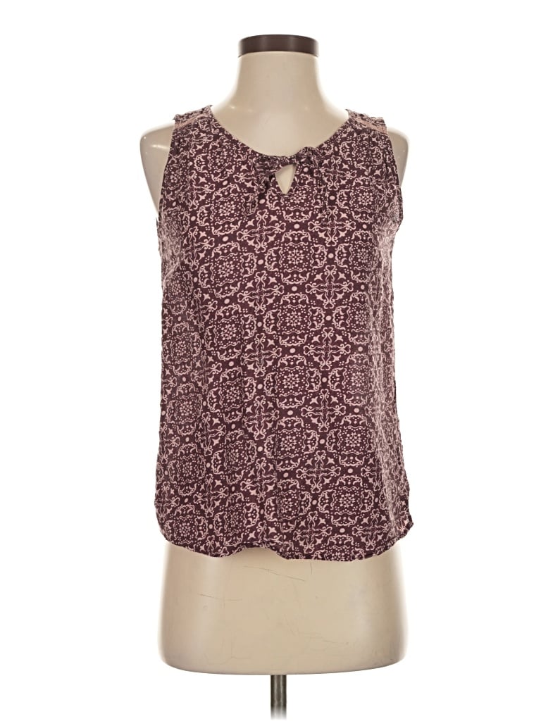 Pre-owned Kuhl Sleeveless Blouse In Burgundy