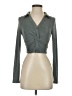 Hello Molly Gray Long Sleeve Top Size 4 - photo 1