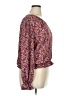 Chenault 100% Polyester Burgundy 3/4 Sleeve Blouse Size XL - photo 4