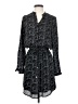 Halogen 100% Polyester Paisley Black Casual Dress Size XS - photo 1