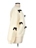 VOY 100% Polyester Hearts Ivory Pullover Sweater Size L - photo 4