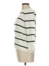 Et Clet 100% Acrylic Stripes Ivory Turtleneck Sweater Size M - photo 5