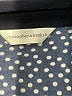 Christopher & Banks Polka Dots Black Blue Short Sleeve Blouse Size 1X (estimated) - photo 7