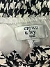 Crown & Ivy 100% Polyester Houndstooth Gray Vest Size 2T - photo 3