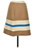 Anne Klein 100% Wool Color Block Tan Wool Skirt Size 4 - photo 2