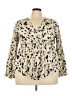 Unbranded Ivory Long Sleeve Blouse Size 3X - photo 1