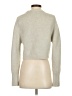 Zara Metallic Gray Silver Turtleneck Sweater Size S - photo 2