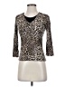 Style&Co Animal Print Tan Brown Cardigan Size P (petite) - photo 1