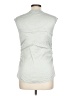 Ann Taylor Silver Sleeveless Silk Top Size 10 - photo 2