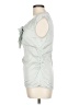 Ann Taylor Silver Sleeveless Silk Top Size 10 - photo 5