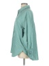 Unbranded Stripes Teal Long Sleeve Button-Down Shirt Size L - photo 5
