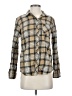 Eddie Bauer Plaid Tan Long Sleeve Button-Down Shirt Size S - photo 1