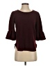 Green Envelope Burgundy 3/4 Sleeve Top Size S - photo 1