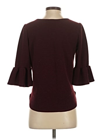 Green Envelope 3/4 Sleeve Top (view 2)