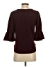 Green Envelope Burgundy 3/4 Sleeve Top Size S - photo 2