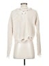 Planet Gold 100% Polyester Ivory Long Sleeve Top Size S - photo 2