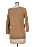 Ann Taylor LOFT Outlet Metallic Tan Gold Pullover Sweater Size Med Petite - photo 2