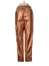 S'edge 100% Polyester Metallic Gold Casual Pants Size S - photo 2