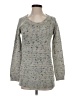 Mystree 100% Acrylic Tweed Gray Pullover Sweater Size S - photo 1