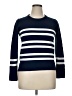 Cristella Stripes Blue Pullover Sweater Size XL (estimated) - photo 1