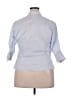 Unbranded Blue 3/4 Sleeve Button-Down Shirt Size XXL (estimated) - photo 2