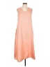 Unbranded 100% Polyester Solid Orange Casual Dress Size L - photo 1