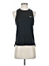 Nike 100% Polyester Black Active Tank Size S - photo 1