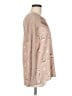 One September Animal Print Tan Long Sleeve Blouse Size M - photo 4