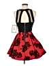 Crystal Doll Red Cocktail Dress Size 7 - photo 2