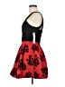 Crystal Doll Red Cocktail Dress Size 7 - photo 5