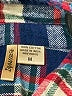 Passport 100% Cotton Plaid Blue Long Sleeve Button-Down Shirt Size M - photo 7