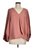 Entro 100% Polyester Pink 3/4 Sleeve Blouse Size M - photo 1