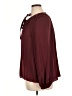 Gibson Latimer 100% Polyester Burgundy Long Sleeve Blouse Size XL - photo 5
