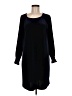 Nine West Solid Black Casual Dress Size M - photo 1