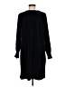 Nine West Solid Black Casual Dress Size M - photo 2