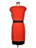 Ann Taylor Color Block Orange Casual Dress Size 12 - photo 2