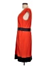 Ann Taylor Color Block Orange Casual Dress Size 12 - photo 5