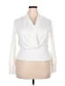 OGL Ivory Long Sleeve Blouse Size 4X - photo 1