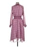 OPT 100% Polyester Paisley Purple Casual Dress Size M - photo 2