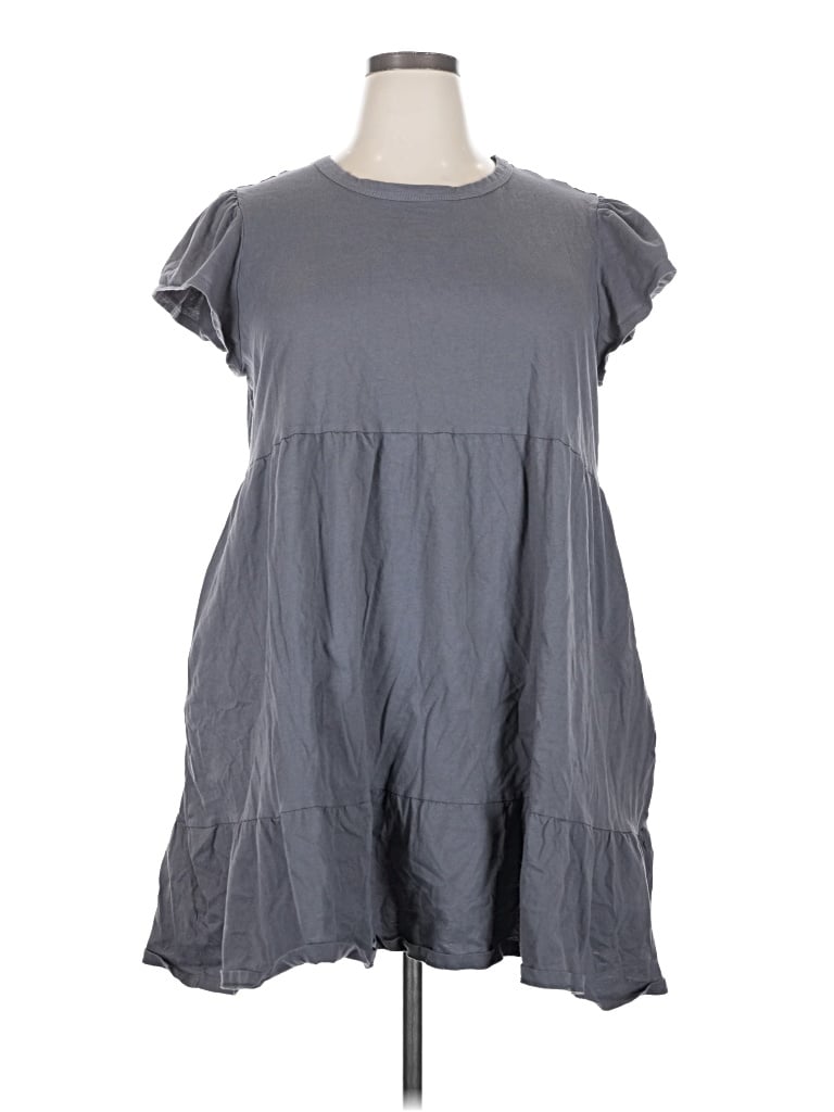 Pre-owned Walmart Casual Dress In Gray