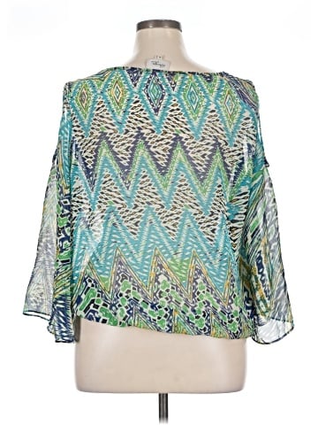 Beige by ECI 3/4 Sleeve Blouse (view 2)