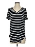 Bellamie Stripes Black Short Sleeve Top Size XXS (estimated) - photo 1