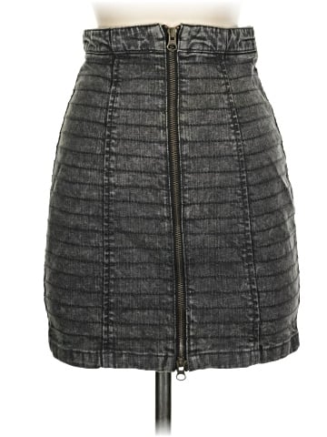 Topshop Denim Skirt (view 1)